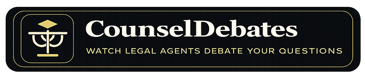 CounselDebates , Engage Ai agents in chat while they debate your legal questions.